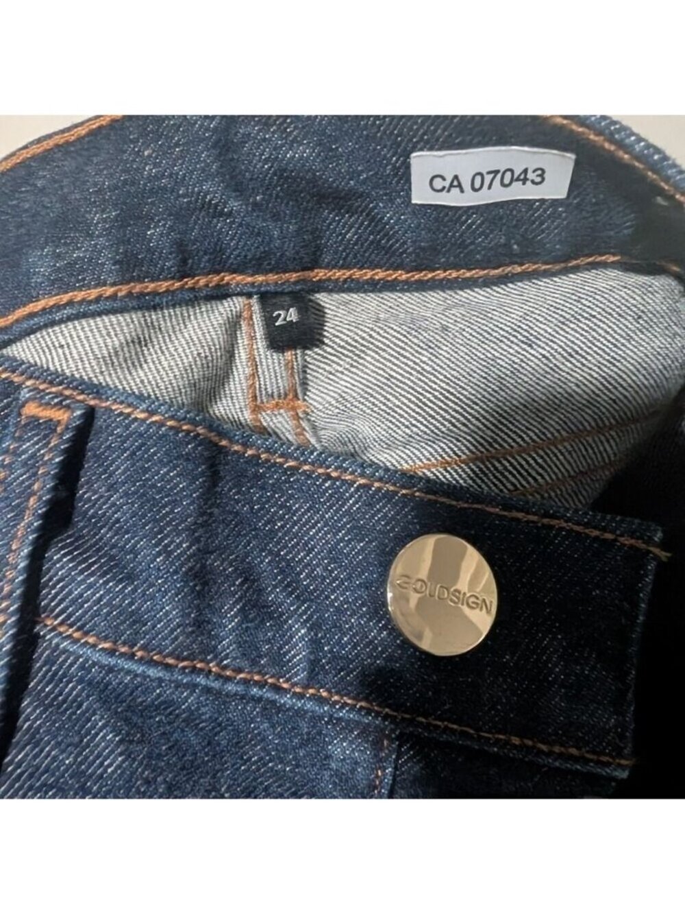 NWT Goldsign | The High Rise Slim In Rinse Dark Wash - Picture 5 of 15